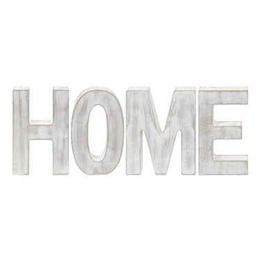 4 Set HOME Rustic White Letters - The Fox Decor